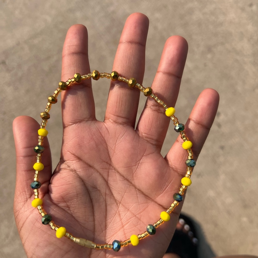 Beaded anklet